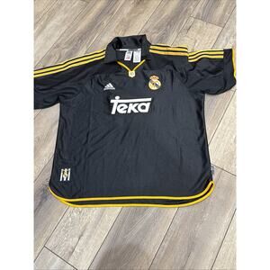 adidas Real Madrid 99/00 Away Jersey Remake JW1992 Size L ROBERTO CARLOS